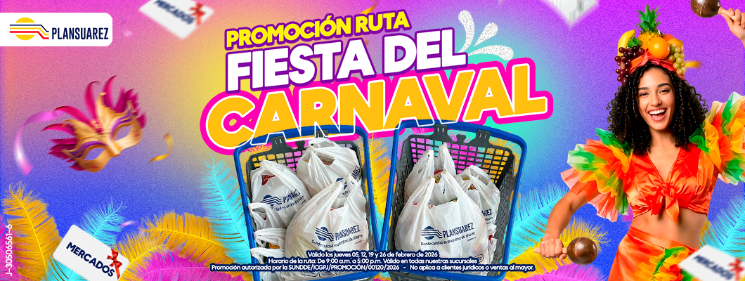 ¡Llega la RUTA: FIESTA DEL CARNAVAL!